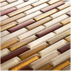 Поразителна стъклокерамична мозайка Dumna L-1123 от Betas Glass Mosai , с размер 30 x 30 см.